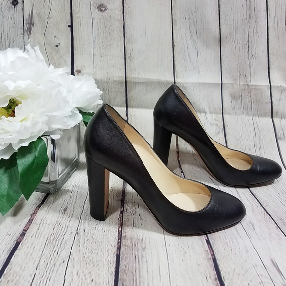 Jimmy Choo Shoes - Jimmy Choo Black Billie 100 Chunky Heel Pumps